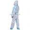 Highly resistance SMS Microporous Coverall with heat sealed tape