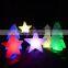 rustic Christmas /Rechargeable 16 Colors PE Plastic Christmas Star Grow Holiday Lighting LED for Decoration