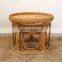 Set Of 3 Rattan coffee table furniture indoor outdoor Bedside Table High Quality Vietnam Manufacturer Cheap Wholesale