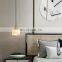 Modern Brass Pendant Light Creative LED Chandelier For Home Dining Room Bedroom Alabaster Hanging Lamp