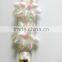 2" Gold PP/Velvet Star Ribbon BowS,Fancy Flower,Garland Bow for Festive Christmas Easter party holiday decoration or celebration