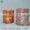 Exported to United States frosted glass candle jar with lid home decoration luxury oil burner