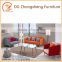 Luxury living room furniture wood sectional sofa