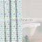 Shower curtain rain drop printed, hot sale classic bathroom waterproof curtain