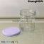 190ml Ribbed Caviar Jar LFGB Certification With Twist Cap