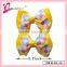 Delicate girls hair clip ribbon bow,baby boutique wholesale ribbon bow hairgrips