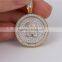 Factory Micro Setting 925 zircon pendant necklace wholesale jewelry silver