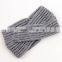 Europe and America Hot Selling Fashion Trendy Lady Girls Plain Sports Knitted Headband