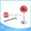 Wholesale price stainless steel custom 16g pink acrylic dice piercing lip ring