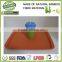 colorful biodegradable bamboo fiber fast food tray