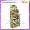 Corrugated Paper 4 Shelves Stand Supermarket Promotion Layer Display