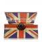 Cheaper UK USA Flag Design 360 Degree Rotating Flip Leather Stand Wallet Leather With Card Slots For iPad Mini 1 2 3 TB-0324