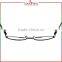 Laura Fairy Black Spring Temple Double Bridge Gentleman Optical Glasses Frame