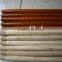 high quality 120cm length natural wooden broom stick with plastic cap