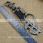 Genuine Leather High Quality Black Alloy Metal Men Dollar Design Key Chain