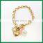 Feminine Ballet Zinc Alloy Chain Bracelet