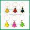 Colorful Christmas Tree Wine Charms Set