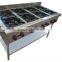 4 burners gas stove range with gas oven for sale