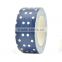 2015blue with white dots PVC duct tape bright and colorful