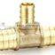 crimp fitting/brass fitting/brass adapter/high quality brass/brass connecter /crimp connecter