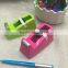 Tape a wholesale tape cutter, the new PVC box packing candy color tape dispenser