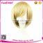 Factory cheap fashion blonde wig for girl