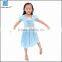 Halloween Blue Color Girls Princess Dress Costume for Party