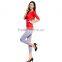 2015 Wholesale Jogger Ladies Knee Length Fitness Gym Tight Sports Leggings