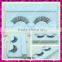 Top quality red cherry human hair strip false eyelashes