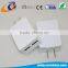 White plastic 5v fast usb home charger power adapter