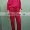 2016 Hot Selling Women Boat Neck Cut-out Back Fashion Casual Jumpsuits in Dongguan Factory