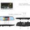 Allwinner chipset rear view mirror DVR dual camera dual cam car dashboard camera with video on right side and GPS (X6)
