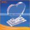 Heart shape acrylic trophy stand