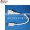white usb 3.0 version cable am to micro b
