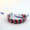 Handmade 4colours Knotted Cord Braided Arrow Pattern Chram Friendship Bracelet