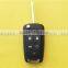 Keyless entry flip remote key Chevrolet 4+1 buttons HU100 blade