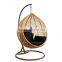 Round rattan outdoor bed outdoor swing