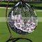 UGO Furniture Romania Outdoor resort white PE wicker Rattan Hanging swing chair UGO-G055