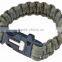 different types of army green 550 paracord survival bracelets
