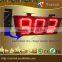 LED bus route sign 888 digits Red 7 segment semi-outdoor route 6'' display signage