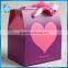 Passed BSCI inspection factory supply folding paper packaging box for sweetheart gifts