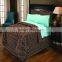 polyester/cotton customized bed comforter set