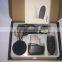 Double track helmet bluetooth headset pair with FM radio music phone call