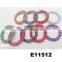 plastic spiral telephone line hair ties telephone wire hair band