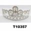 big adult rhinestone crystal full pageant tiaras round pageant crowns