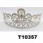 big adult rhinestone crystal full pageant tiaras round pageant crowns