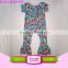 New Stylish Newborn Baby Clothes Baby Bodysuits Short Sleeve Long leg Baby Floral Romper