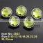 2015 hot sale acrylic rhinestone button sewing with shank for headwear DIY flower center wholesale gold and silver plating
