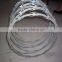 Factory custom galvanized /pvc coated /stainless steel razor barbed wire coil for fence