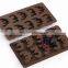 Wholesale custom silicone chocolate bake mold with alphabet letter